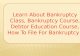Learn about bankruptcy class, bankruptcy course, debtor education course, how to file for bankruptcy