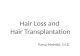 Hair Loss and Hair Transplantation - Webinar