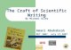 The Craft of Scientific Writing By Michael Alley Amani Abuhabsah RET 2007 July 12,2007.