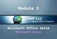 Module 3 Microsoft Office Suite Microsoft Excel Microsoft Office Suite Microsoft Excel.