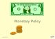 Monetary Policy © 2009, TESCCC. Monetary Policy Federal Reserve policy of regulating the availability of money and credit in the economy to deal with