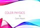 COLOR PHYSICS By Camri Mason. THE DISCOVERY Newton was the 1 st person to discover the spectrum. His experiment consisted of the a triangular prism, white
