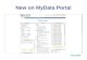 New on MyData Portal Secondary. Next.