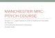 MANCHESTER MRC- PSYCH COURSE Session 8 – Legal Aspects in Child & Adolescent Psychiatry Dr Paramel ST6 Child and Adolescent Psychiatry October 2015.
