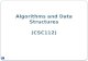 Algorithms and Data Structures (CSC112) 1. Review Introduction to Algorithms and Data Structures Static Data Structures Searching Algorithms Sorting Algorithms