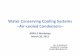Water Conserving Cooling Systems -‐-‐Air-‐cooled Condensers-‐-‐
