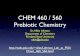 CHEM 460 / 560 Prebiotic Chemistry