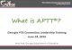 What is APTT©?