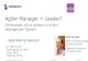 Agiler manager = leader publikation