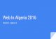 Web in Algeria 2016 Algeria 2.0 Keynote