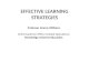Effective Learning Strategies