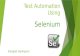 Test Automation and Selenium