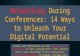 Networking During Conferences: 14 Ways to Unleash Your Digital Potential