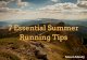 7 Essential Summer Running Tips