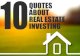 Quotes about Real Estate Investing