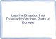 Laurina bragdon has traveled to various parts of europe