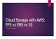 Cloud storage with AWS