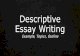 Descriptive Essay Writing: Example, Topics, Outline