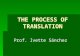 Chapter 3 The Process of Translation Chapter 3
