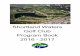 Shortland Waters Golf Club Program Book 2016 - 2017