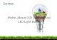 Myths about led lighting and led light bulbs