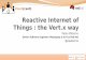 Reactive Internet of Thins : the Vert.x way