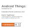 Android Things: Android for IoT