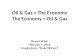 Oil & gas = economy economy = oil &gas    february  2016
