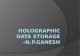Holographic data storage by Ganesh Nethi