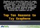 Top Ten Reasons to Try Graphene