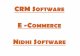 Crm software, e commerce, nidhi software, custom finance, ecommerce strategy