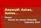 Beowulf: Ashes, Ashes… Feraco Search for Human Potential 8 January 2013.