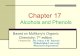Chapter 17 Alcohols and Phenols