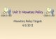 Unit 3: Monetary Policy Monetary Policy Targets 4/5/2011