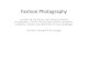 Fashion Photography Considering the factors that influence fashion photography, and the relationship between designers, audience, content and application