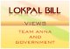 Jan Lokpal vs. Government Lokpal Drafts