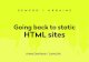 Going Back to Static HTML Sites - SEMPRO 2017