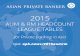 Asian Private Banker 2015 AUM & RM Headcount League Tables Infographic