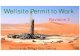 Wellsite Permit to Work System - oc99 Wellsite Permit to... · Wellsite Permit to Work. Sets out the work to be done, the precautions to be taken and specifies all work conditions.