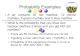 Probability Examples - bpower6/stat101/probability examples.pdf · PDF fileProbability Examples A jar contains 30 red marbles, 12 yellow marbles, 8 green marbles and 5 blue marbles