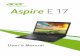Aspire E5-771 G 731 G E5-721 (EA70 HB BE w8-1) UM (date) cdn. · PDF fileTable of contents - 3 TABLE OF CONTENTS First things first 6 Your guides ..... 6 Basic care and tips for using