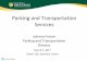 Parking and Transportation Services - Brockport · PDF fileParking and Transportation Services supports the mission and vision of The College at Brockport by ... • BASC admin fee