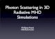 Photon Scattering in 3D Radiative MHD   Scattering in 3D Radiative MHD Simulations Wolfgang Hayek ... ‣ Large-Eddy simulation ... (LTE) ‣ Use multi-group