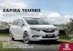 zafira Tourer - Vauxhall Motors 1 April 2018 | Model Year 2018.5 ZAFIRA TOURER RANGE HIGHLIGHTS ELITE NAV OTR from 27,045 Features over Tech Line Nav: Exterior convenience / styling: