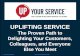 The Proven Path to Delighting Your Customers,   Your Customers, Colleagues, and Everyone ... Your Service   RON KAUFMAN ... build cultures of
