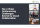 Top 4 Video Conferencing Challenges Solved by Cloud 4 Video Conferencing Challenges Solved by Cloud ... Enabling B2B B2C Collaboration ... Top 4 Video Conferencing Challenges Solved