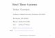 Real Time Systems - Oakland Universityganesan/old/courses/SYS595 F06/Real Time... · Hard real-time system and soft real-time systems: (1) ... Examples of Real-time Systems-Generalized