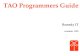TAO Programmers Guide - ELTE IKpeople.inf.elte.hu/toke/CORBA distr-object-management/TPG.pdfTAO Programmers Guide 3 ... TAO The ACE ORB TPG TAO Programmers Guide ... • Implement