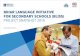 BIHAR LANGUAGE INITIATIVE FOR SECONDARY SCHOOLS .BIHAR LANGUAGE INITIATIVE FOR SECONDARY SCHOOLS