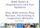 MSD Rules & Regulations and Fee Updates New MSD Online ... Regs... · MSD Rules & Regulations and Fee Updates New MSD Online Plan Review, Permitting & Inspection Website Fall 2017